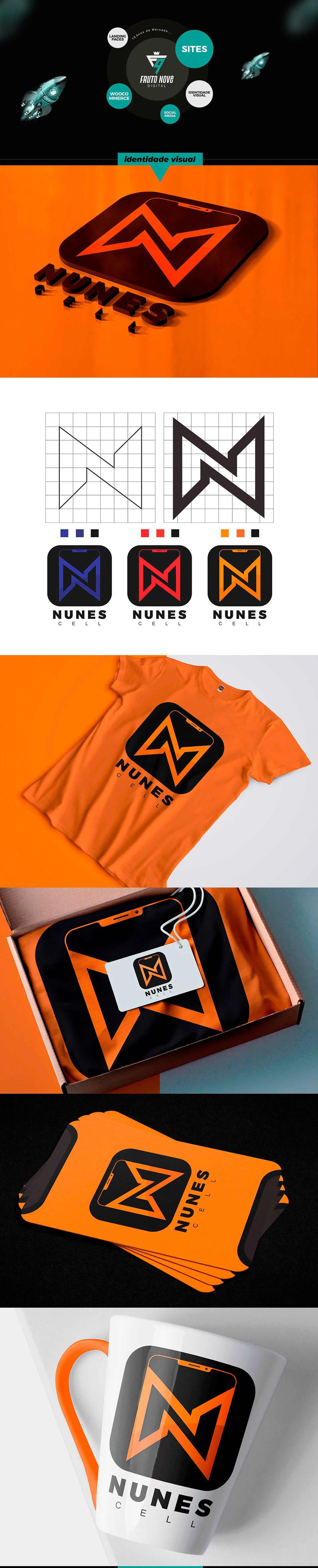 Identidade Visual - Nunes Cell